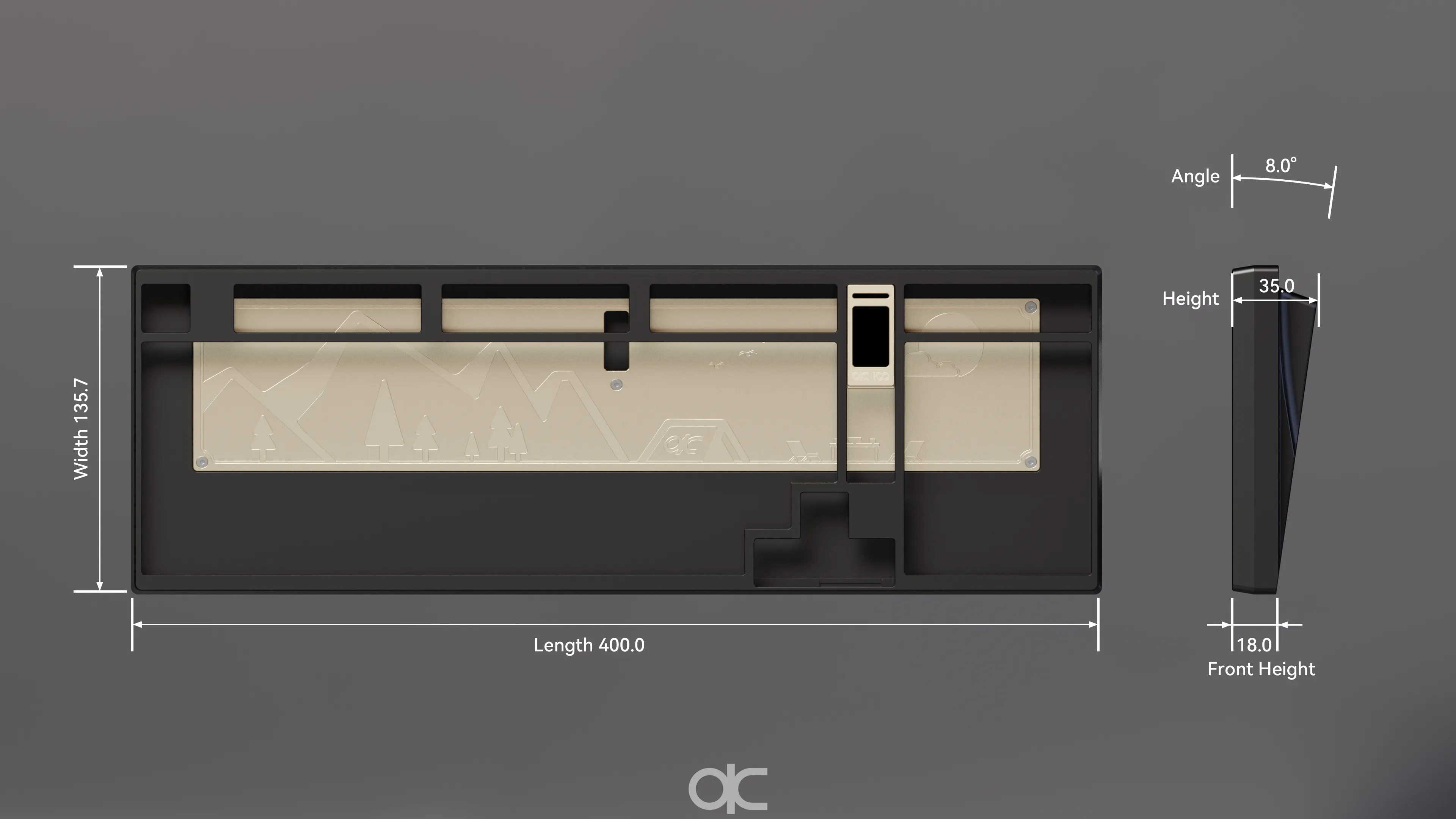 QK100 Barebones Case