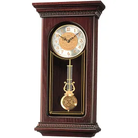 QXH008B Oak Wood Pendulum Clock