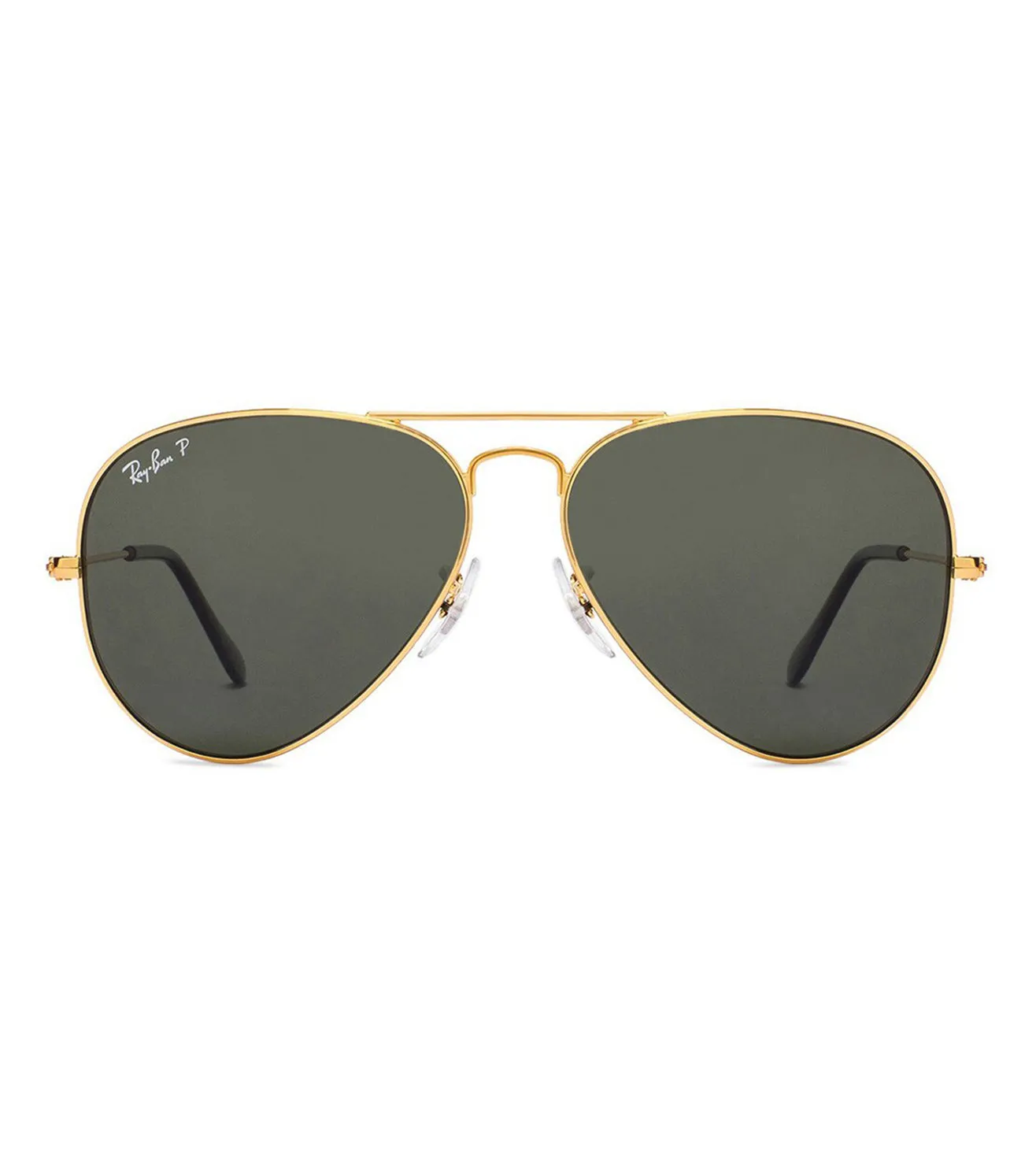 Ray Ban Men's Green Aviator Sunglasses