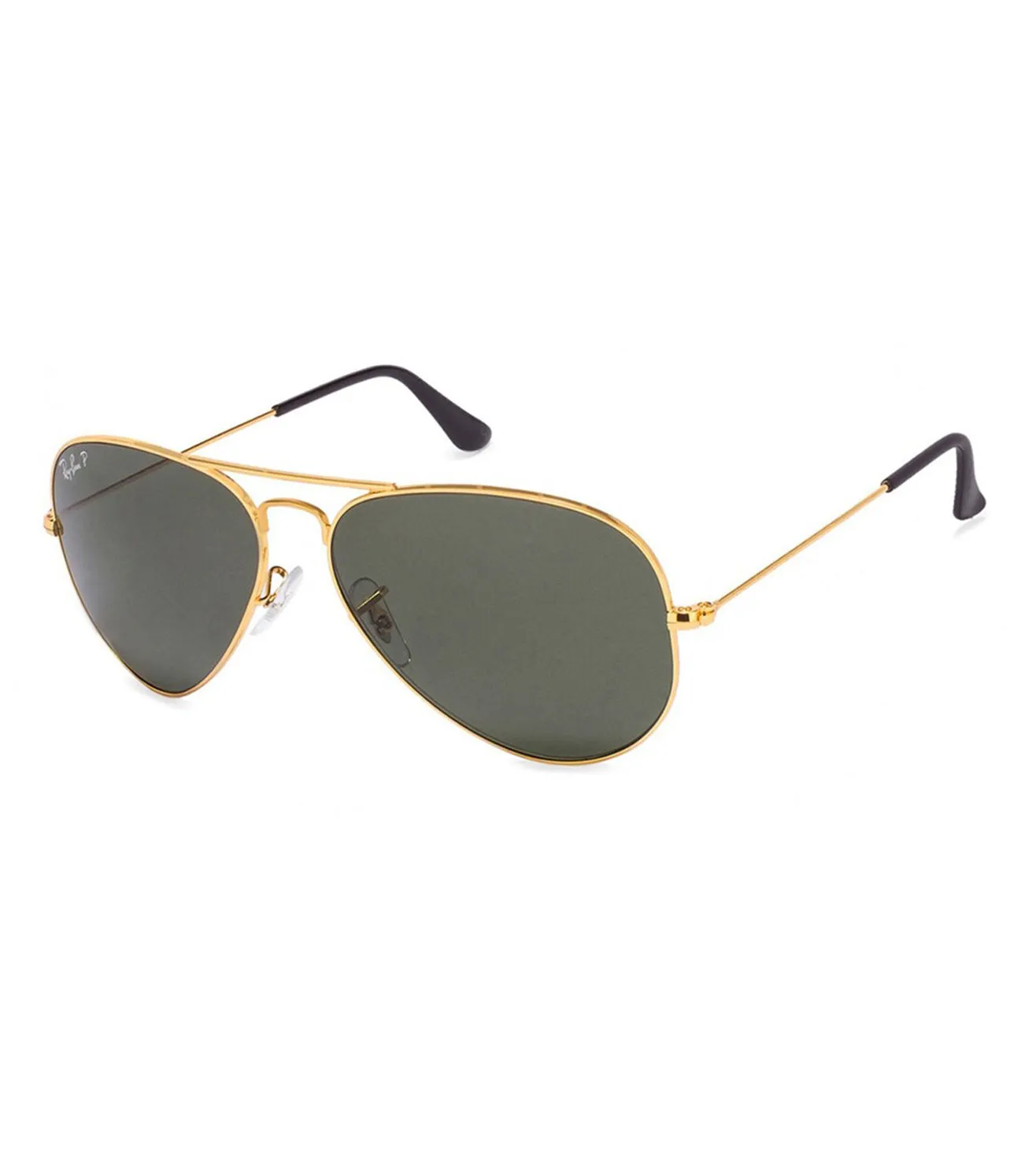 Ray Ban Men's Green Aviator Sunglasses