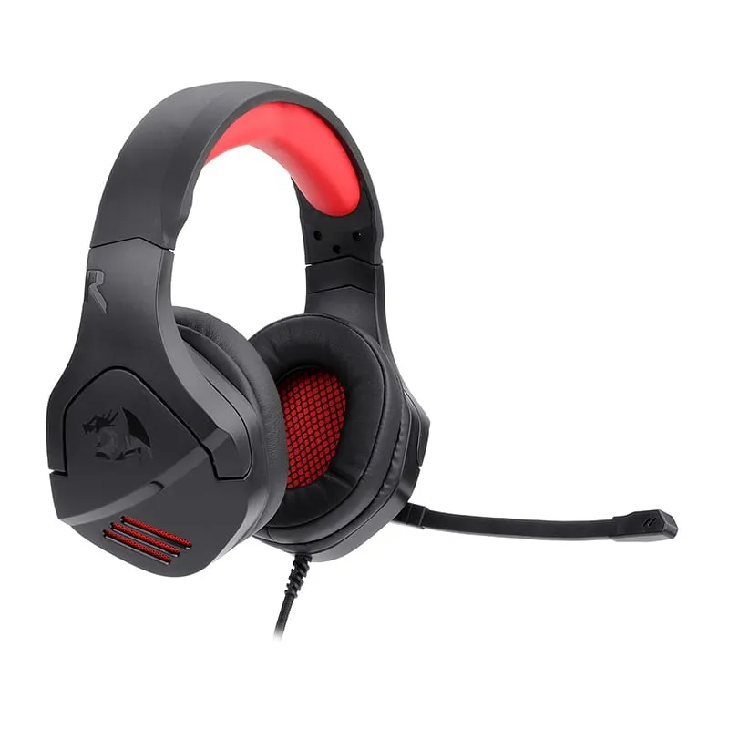 Redragon Over-Ear Theseus Aux Gaming Headset - Black