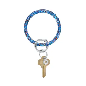 Resin Big O Key Ring - Funfetti