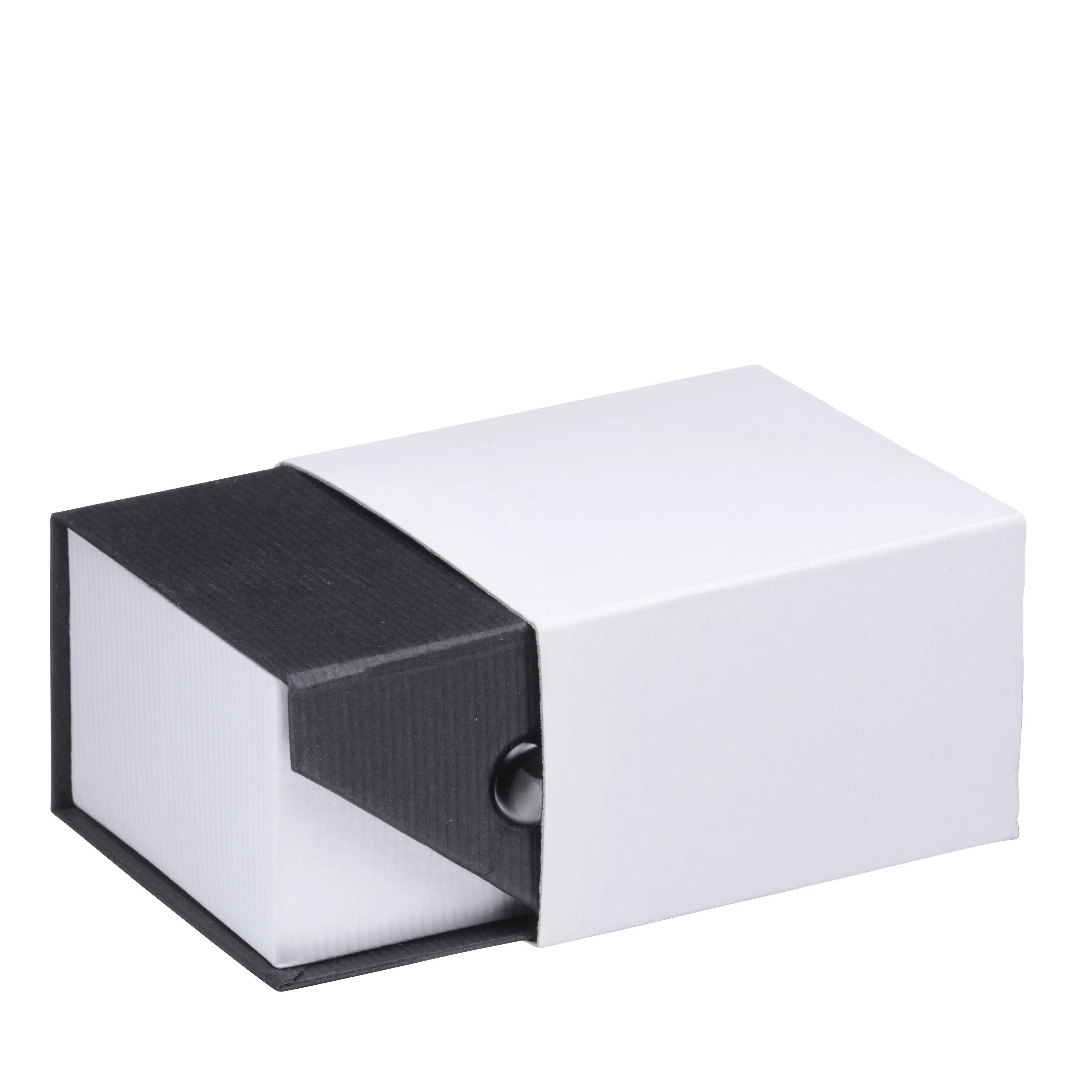 Ribbed Paper Snap Earring Box, Prim Collection