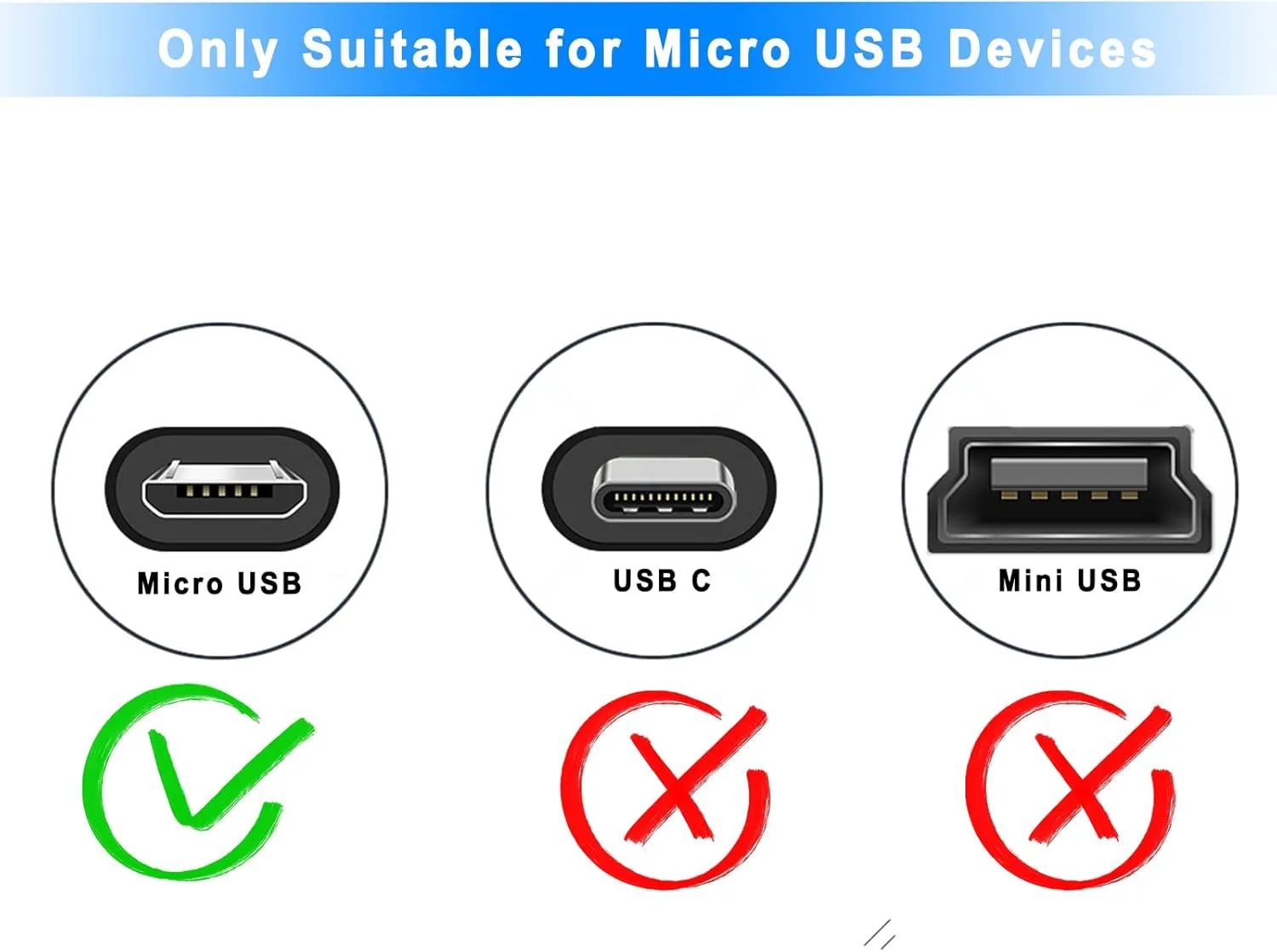 Right Angle Micro USB Cable Short USB to Micro USB Charging Cable 90 Degree USB Micro Charger Cord with Gold Plated Connectors for Samsung Galaxy S7 Edge S6 S5 Kindle Fire TV Stick More (3-Pack)