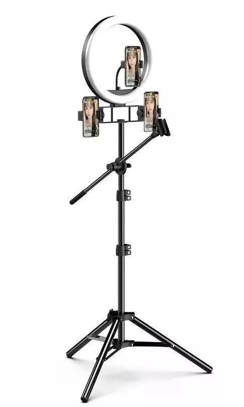 Ring Light With Stand - Live Streaming Artifact With Fill Light With Shelf