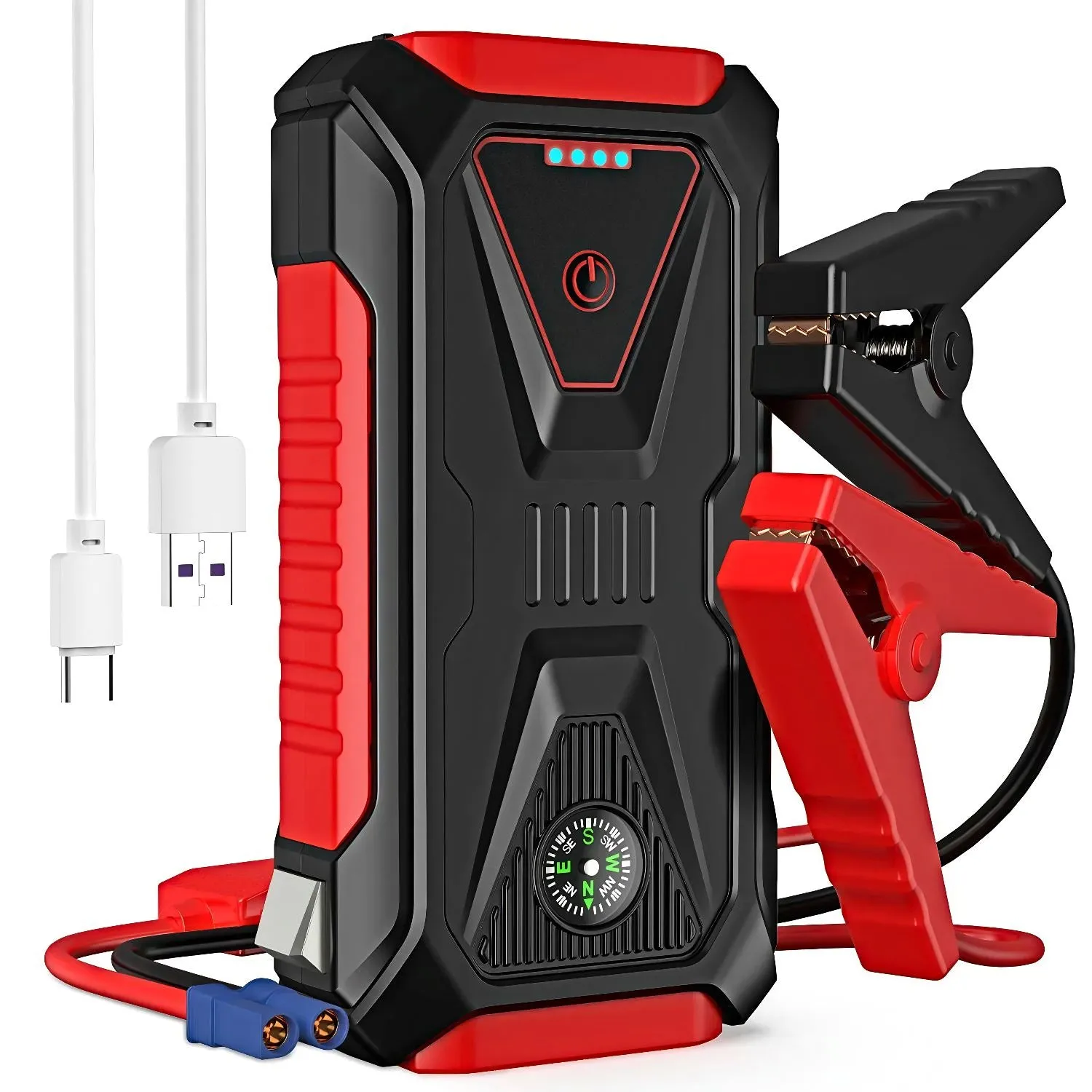 RLXPro™ Car Jump Starter: 12V/2000A, 28000mAh Power Bank, Booster, Charger