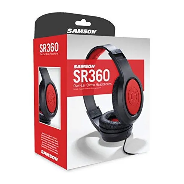 Samson SR360 Over-Ear Dynamic Stereo Headphones