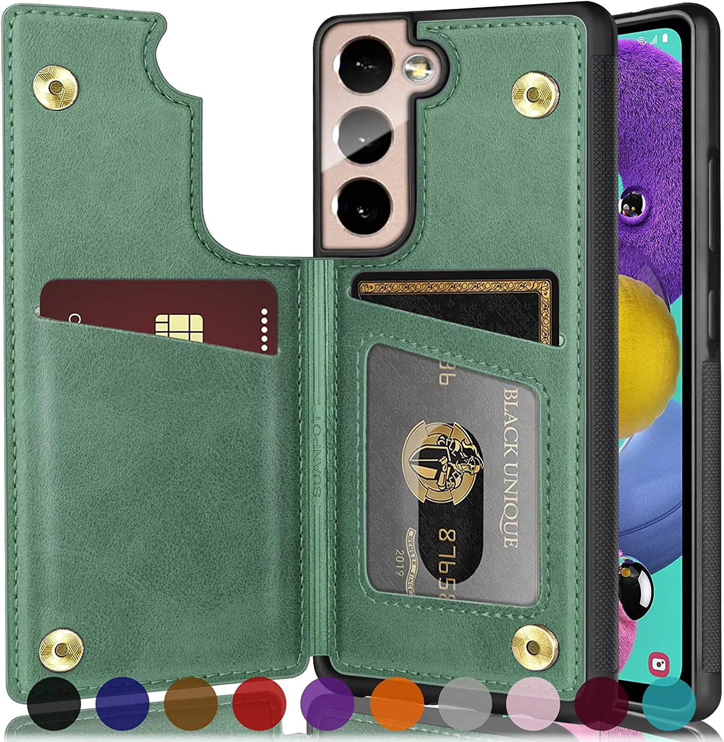 Samsung Galaxy S22 5G 6.1" NOT for S22  6.6” Wallet Case