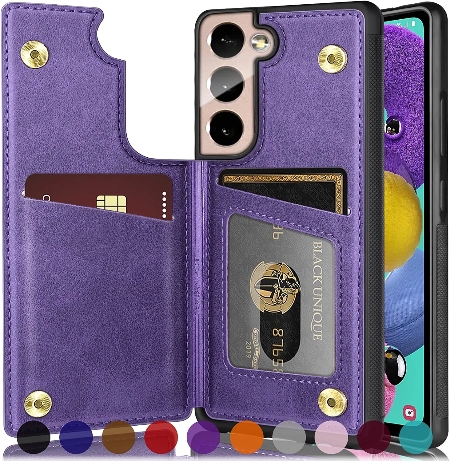 Samsung Galaxy S22 5G 6.1" NOT for S22  6.6” Wallet Case