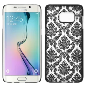 Samsung Galaxy S6 Edge Plus Ultra Slim Damask Vintage Case Cover for Galaxy S6 Edge Plus - Black