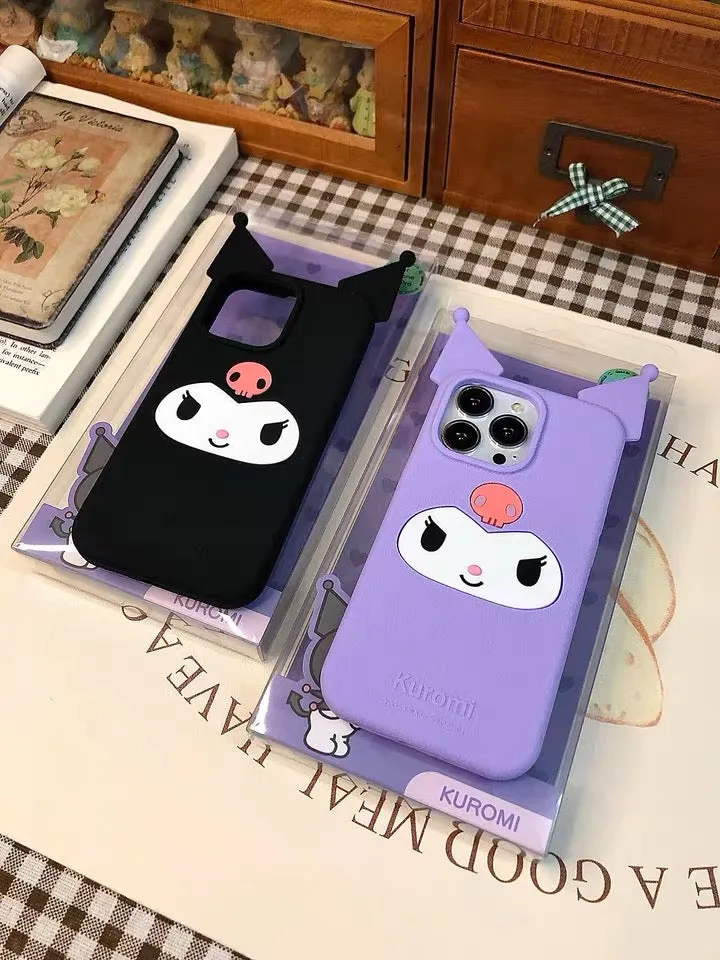 Sanrio My Melody Kuromi Silicone iPhone Case iPhone 12 13 14 15 Pro Promax