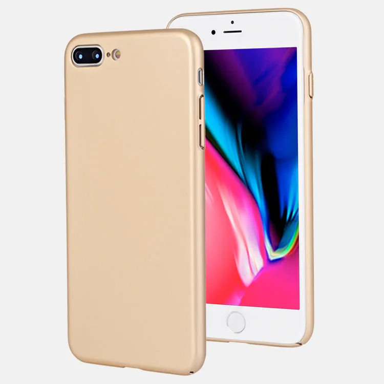 Soft touch coated hard PC case for iPhone 8 plus/7 plus