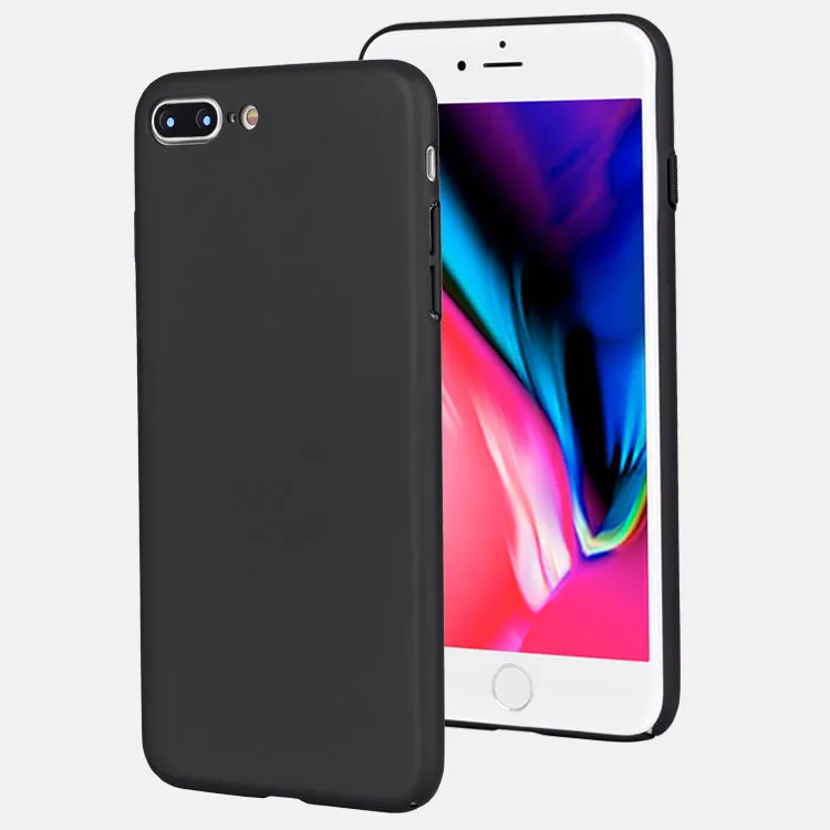 Soft touch coated hard PC case for iPhone 8 plus/7 plus