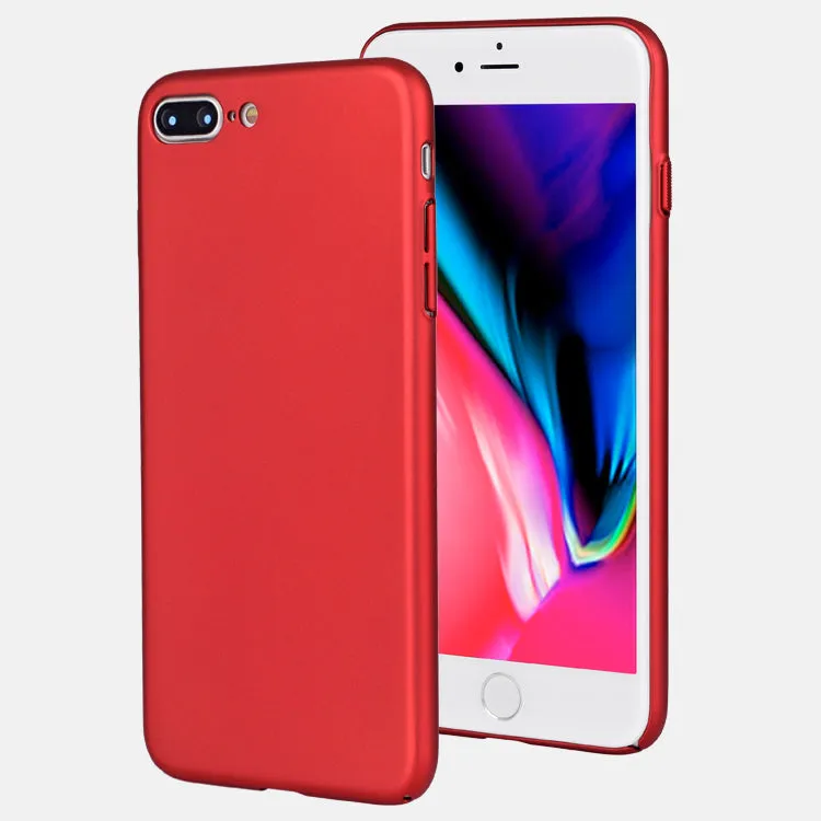 Soft touch coated hard PC case for iPhone 8 plus/7 plus