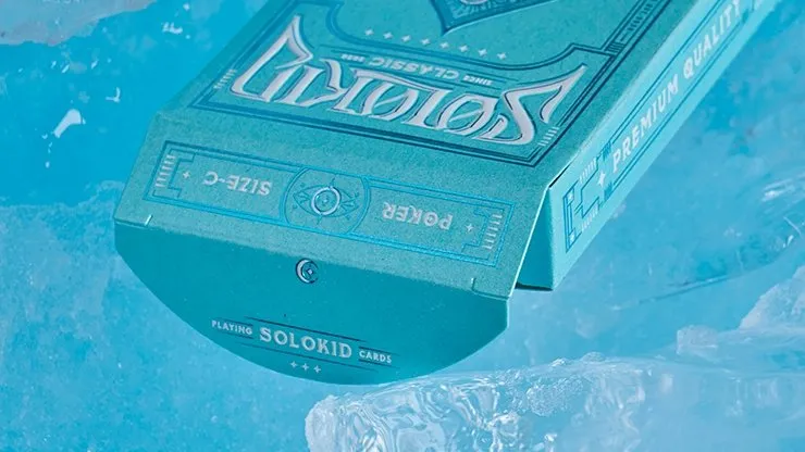 Solokid Cyan Playing Cards by Bocopo