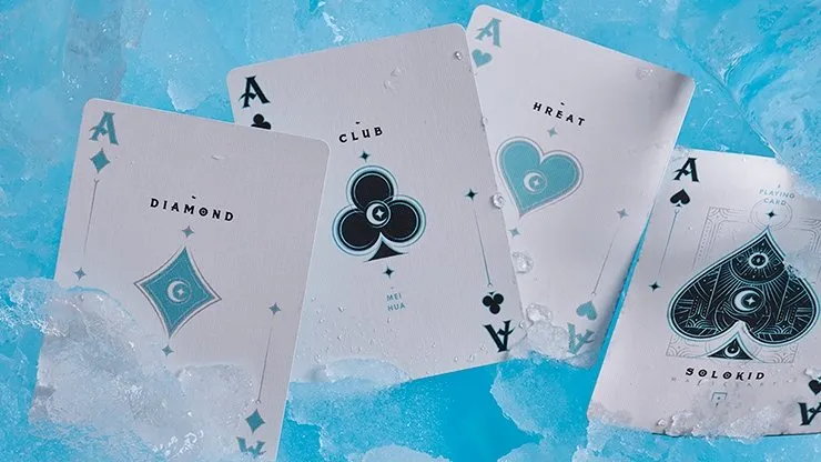 Solokid Cyan Playing Cards by Bocopo