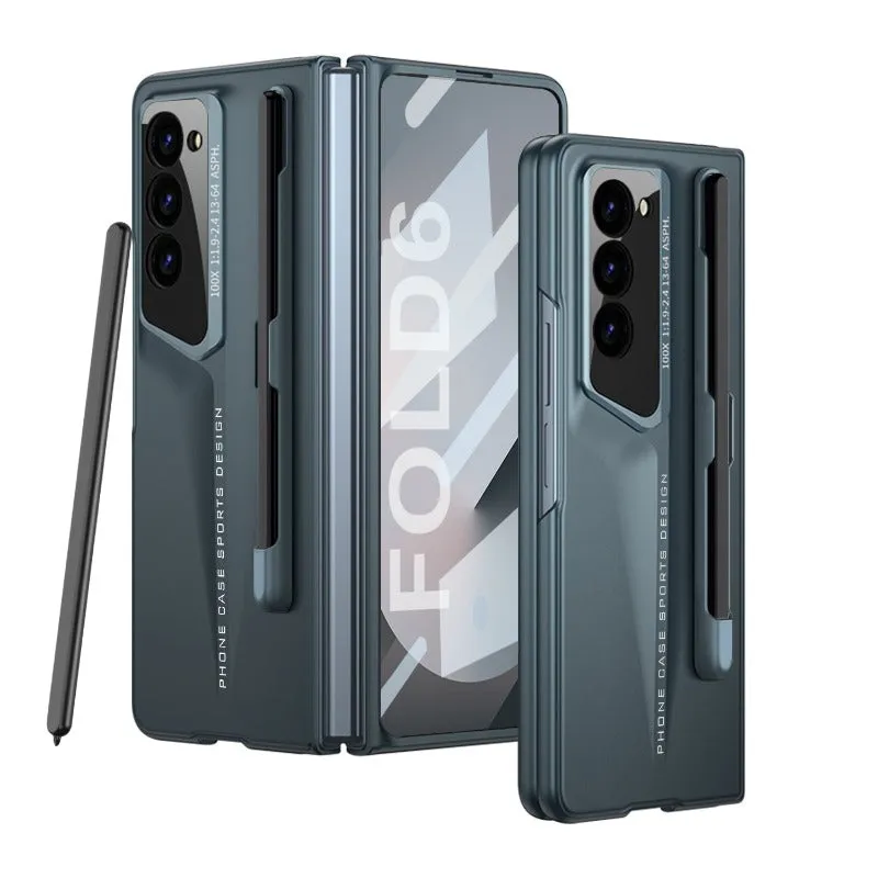 Streamline Body Hard PC Ultra-thin Protection Phone Case Screen Protector With Pen Slot For Samsung Galaxy Z Fold 6