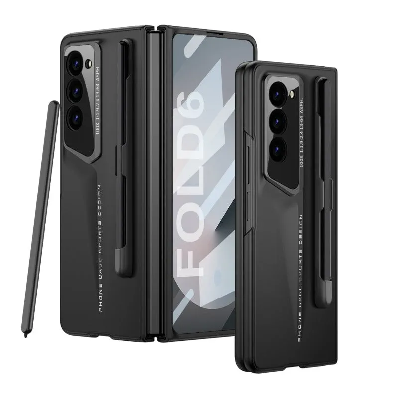 Streamline Body Hard PC Ultra-thin Protection Phone Case Screen Protector With Pen Slot For Samsung Galaxy Z Fold 6