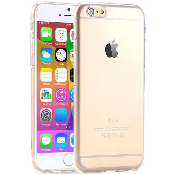 Super Flexible Clear TPU Case For Iphone 6 4.7inch Slim Crystal Back Protect Skin Pure Rubber Phone Cover