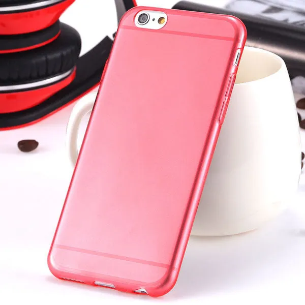 Super Flexible Clear TPU Case For Iphone 6 4.7inch Slim Crystal Back Protect Skin Pure Rubber Phone Cover