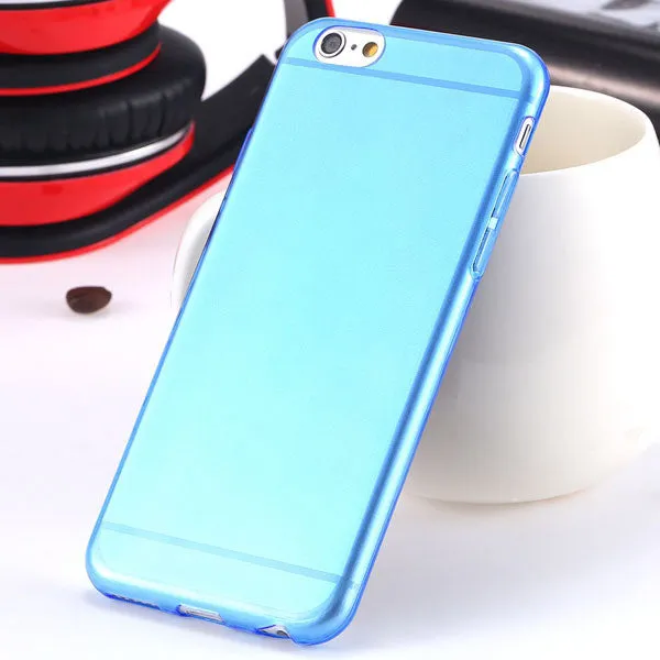 Super Flexible Clear TPU Case For Iphone 6 4.7inch Slim Crystal Back Protect Skin Pure Rubber Phone Cover