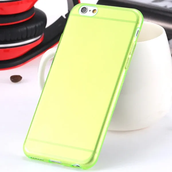 Super Flexible Clear TPU Case For Iphone 6 4.7inch Slim Crystal Back Protect Skin Pure Rubber Phone Cover