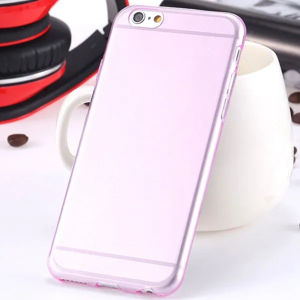 Super Flexible Clear TPU Case For Iphone 6 4.7inch Slim Crystal Back Protect Skin Pure Rubber Phone Cover