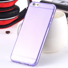 Super Flexible Clear TPU Case For Iphone 6 4.7inch Slim Crystal Back Protect Skin Pure Rubber Phone Cover