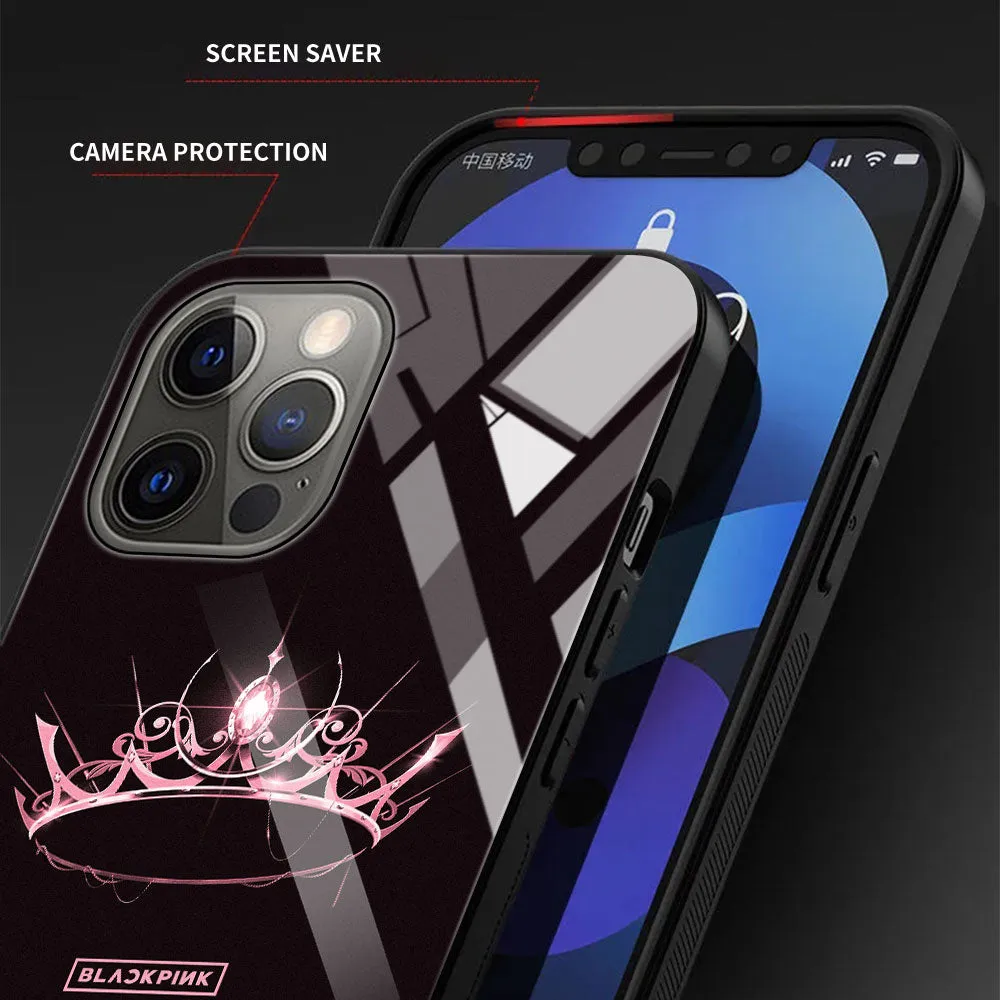 Tempered Glass Case BlackPink Collection- 2 (Variants Available)