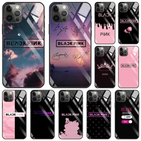 Tempered Glass Case BlackPink Collection- 2 (Variants Available)