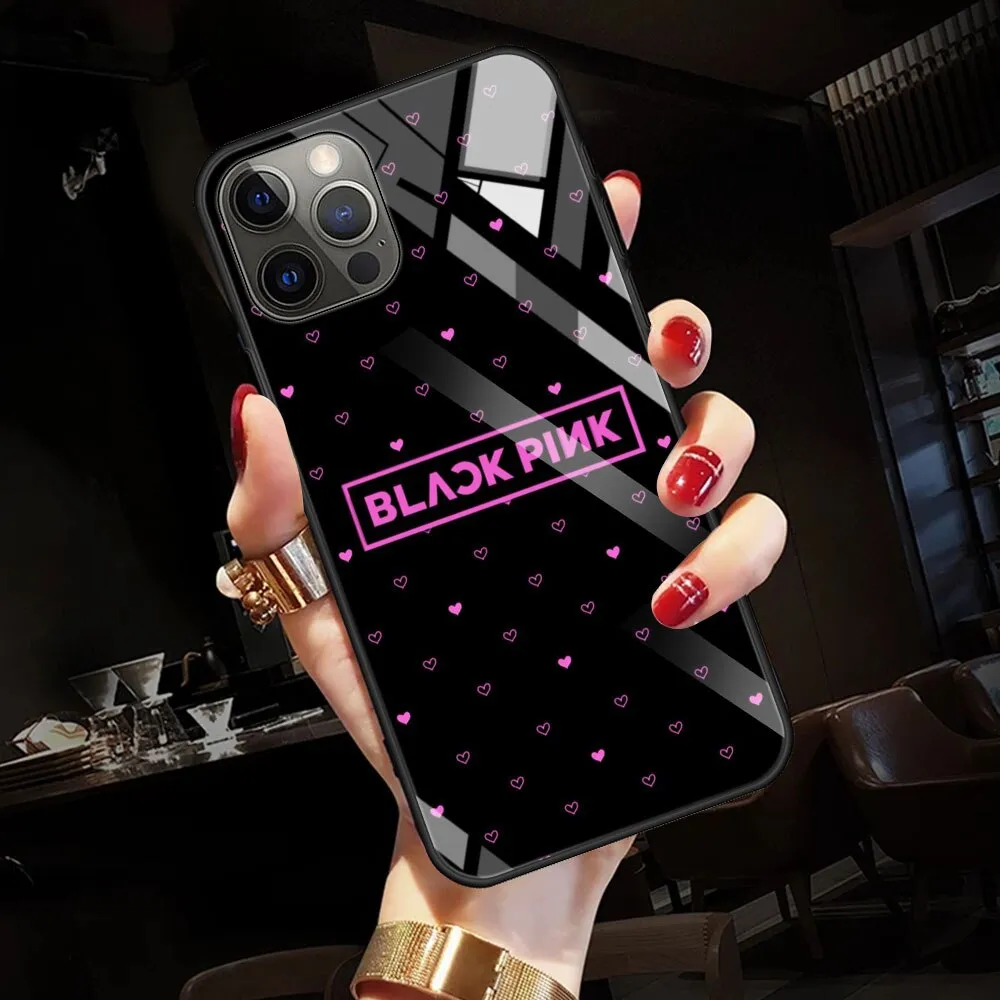 Tempered Glass Case BlackPink Collection- 2 (Variants Available)