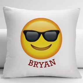 The Sunglasses Emoji Custom Decorative Cushion Cover