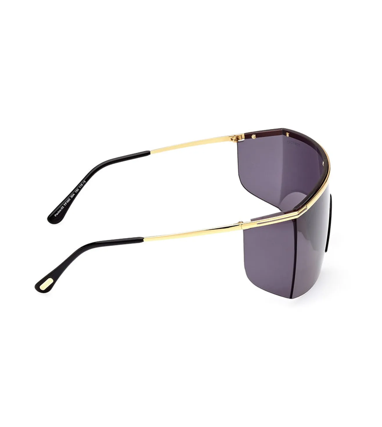 Tom Ford Men's Smoke Wraparound Sunglasses