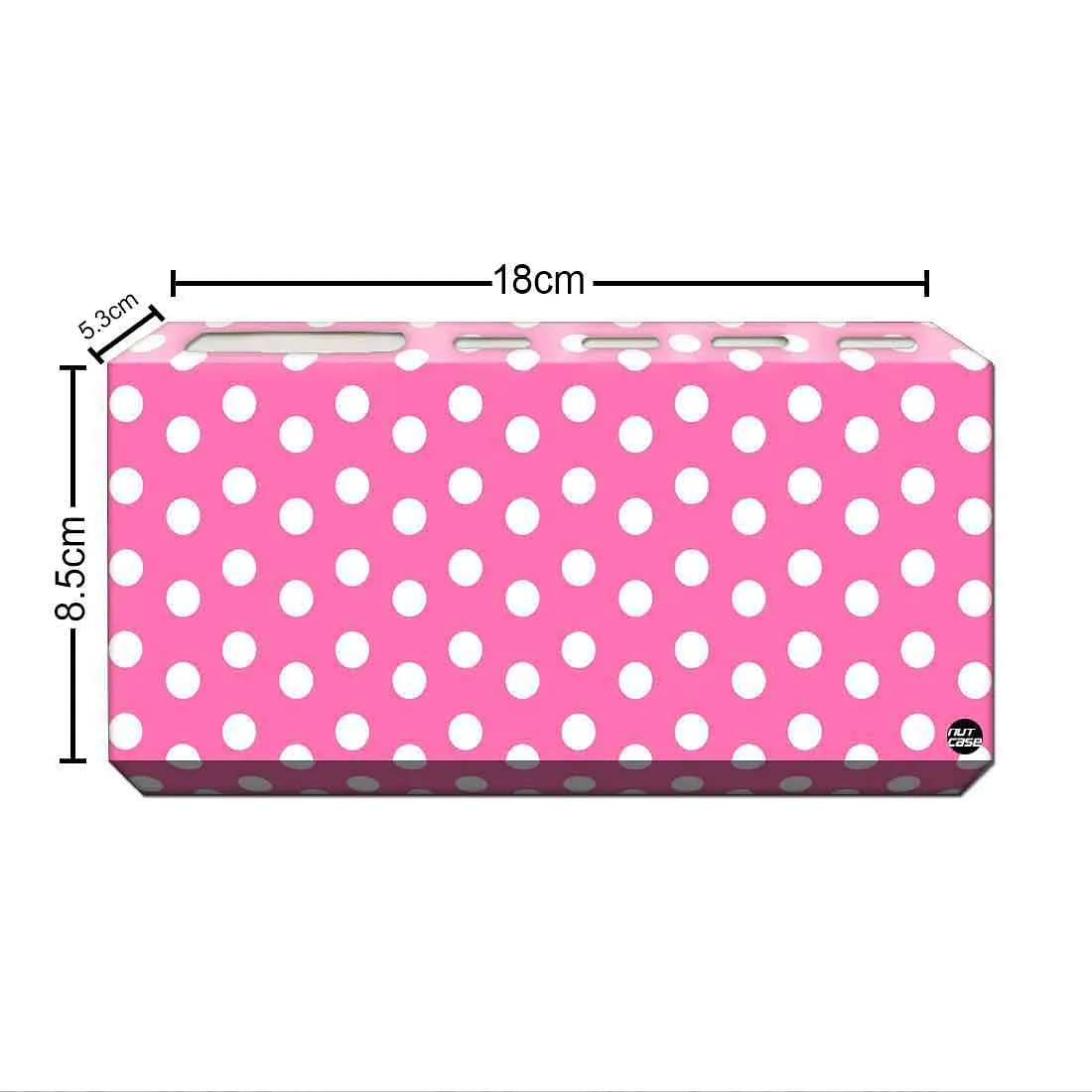 Toothbrush Holder Wall Mounted -Pink Dots