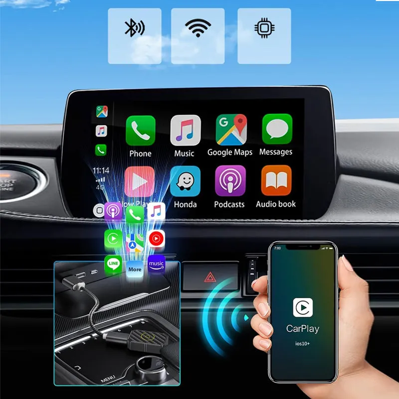 Trådløs Mini CarPlay Adapter