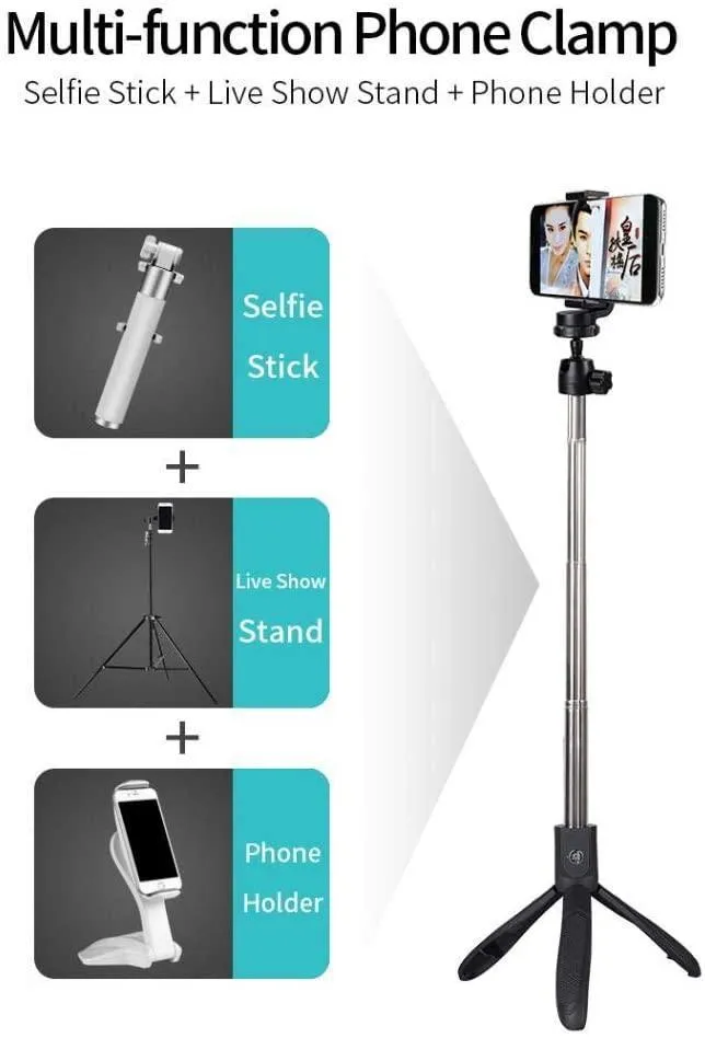 Tripod and Wireless Selfie Stick K05