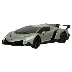 TurboS 1:24 Remote Controlled Lamborghini Veneno Licensed, Grey