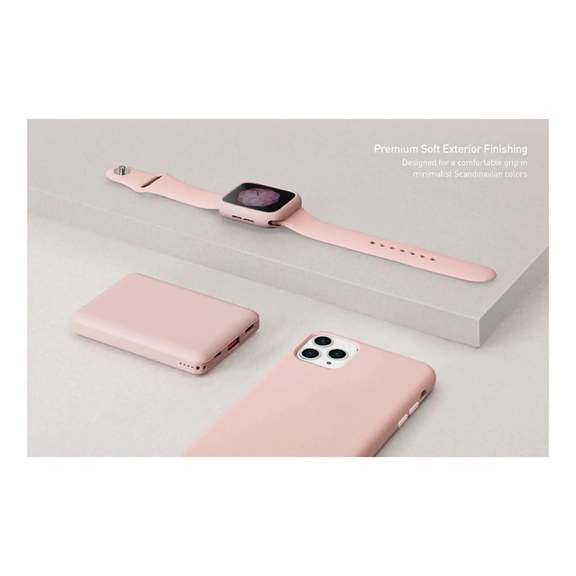 Uniq Fuele Mini PocketSlim 8000 mAh USB-C 18W PD Power Bank - Pink (Barcode: 8886463672228 )