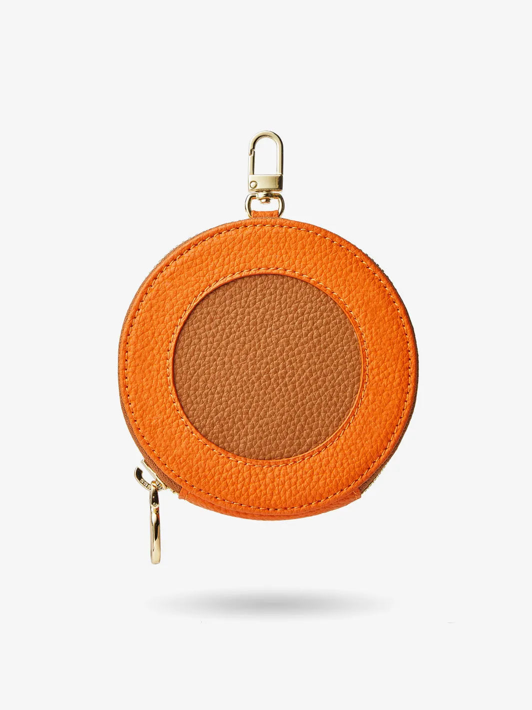 Unique Design Set- Wireless Charging Webbing Crossbody Phone Case Round Pouch Set