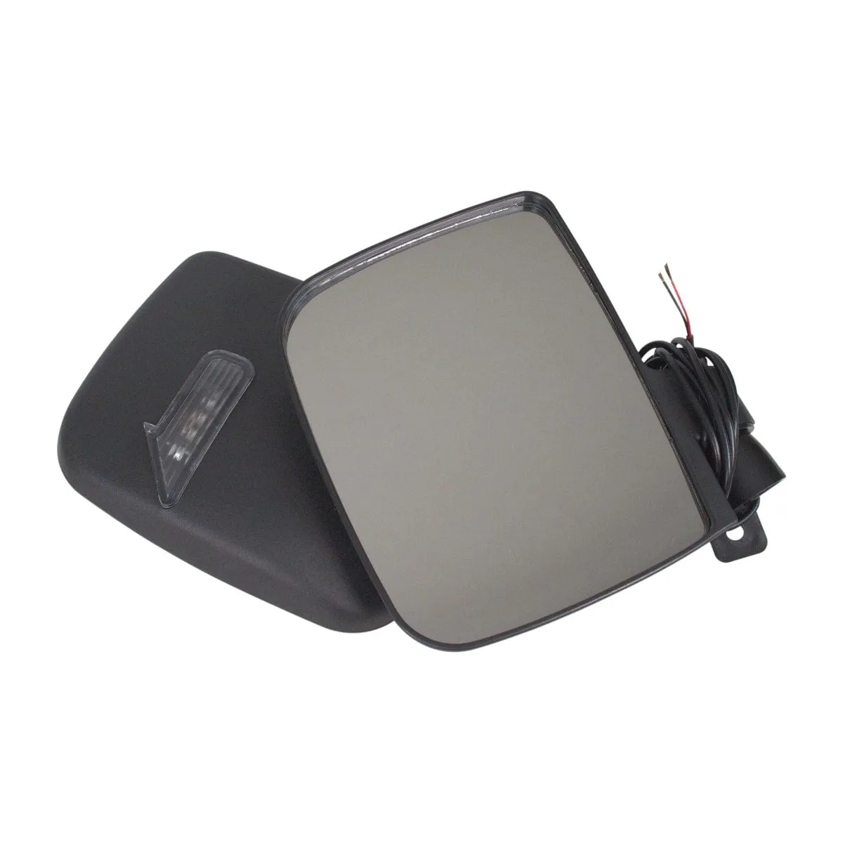 Universal LED Turn Signal Golf Cart Side Mirror Set for Club Car, EZGO, and Yamaha Golf Carts