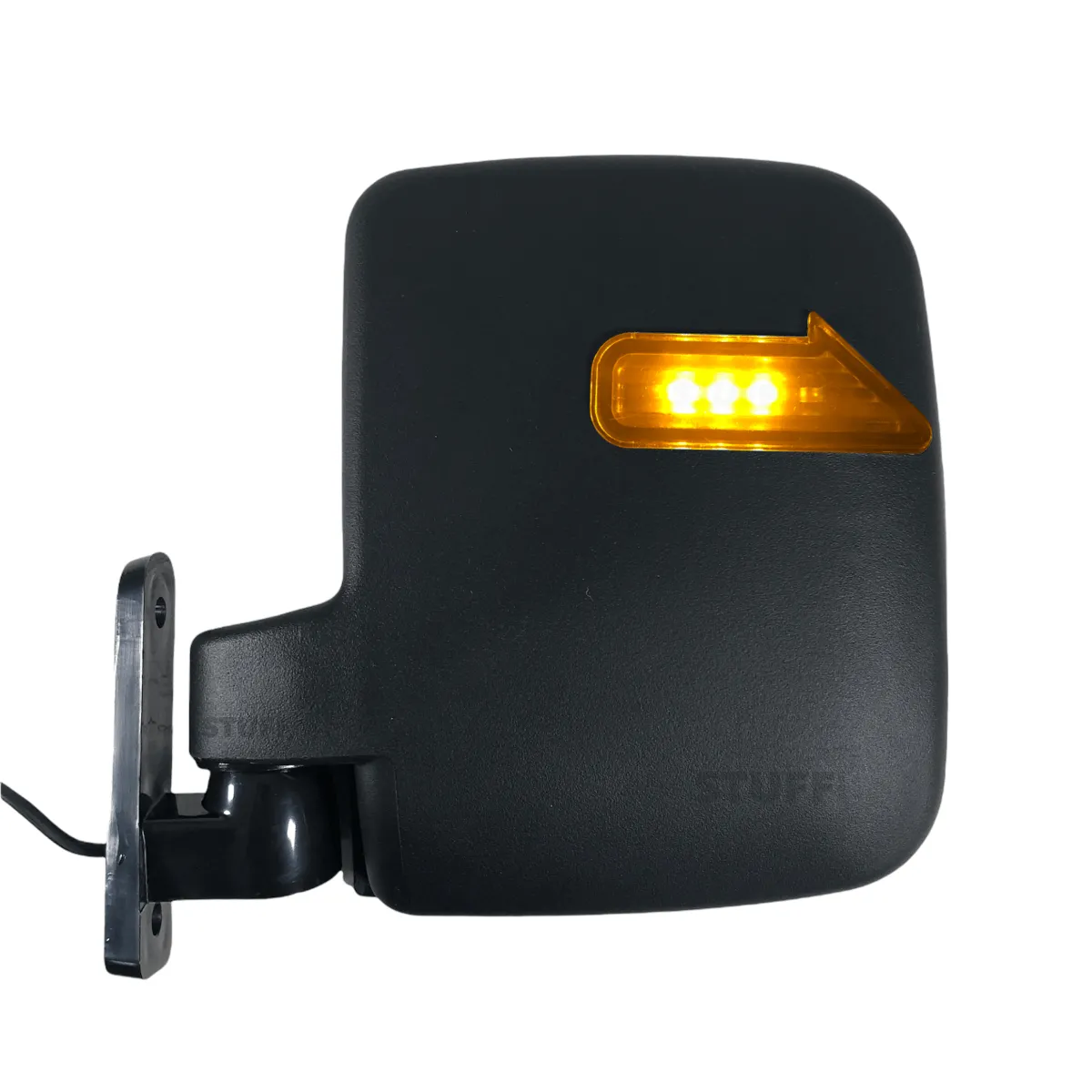 Universal LED Turn Signal Golf Cart Side Mirror Set for Club Car, EZGO, and Yamaha Golf Carts