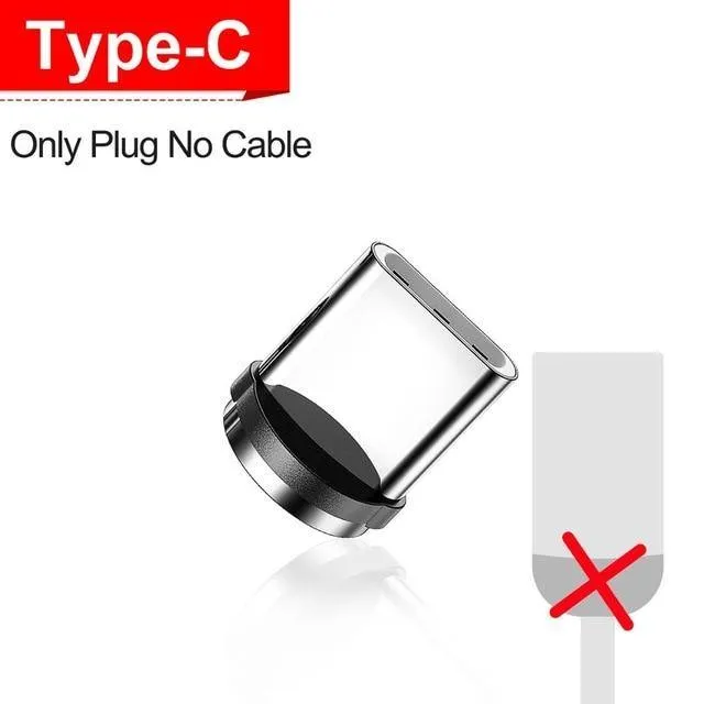 USB Magnetic Charging Cable for Micro Type-C 8 Pin Fast Charging