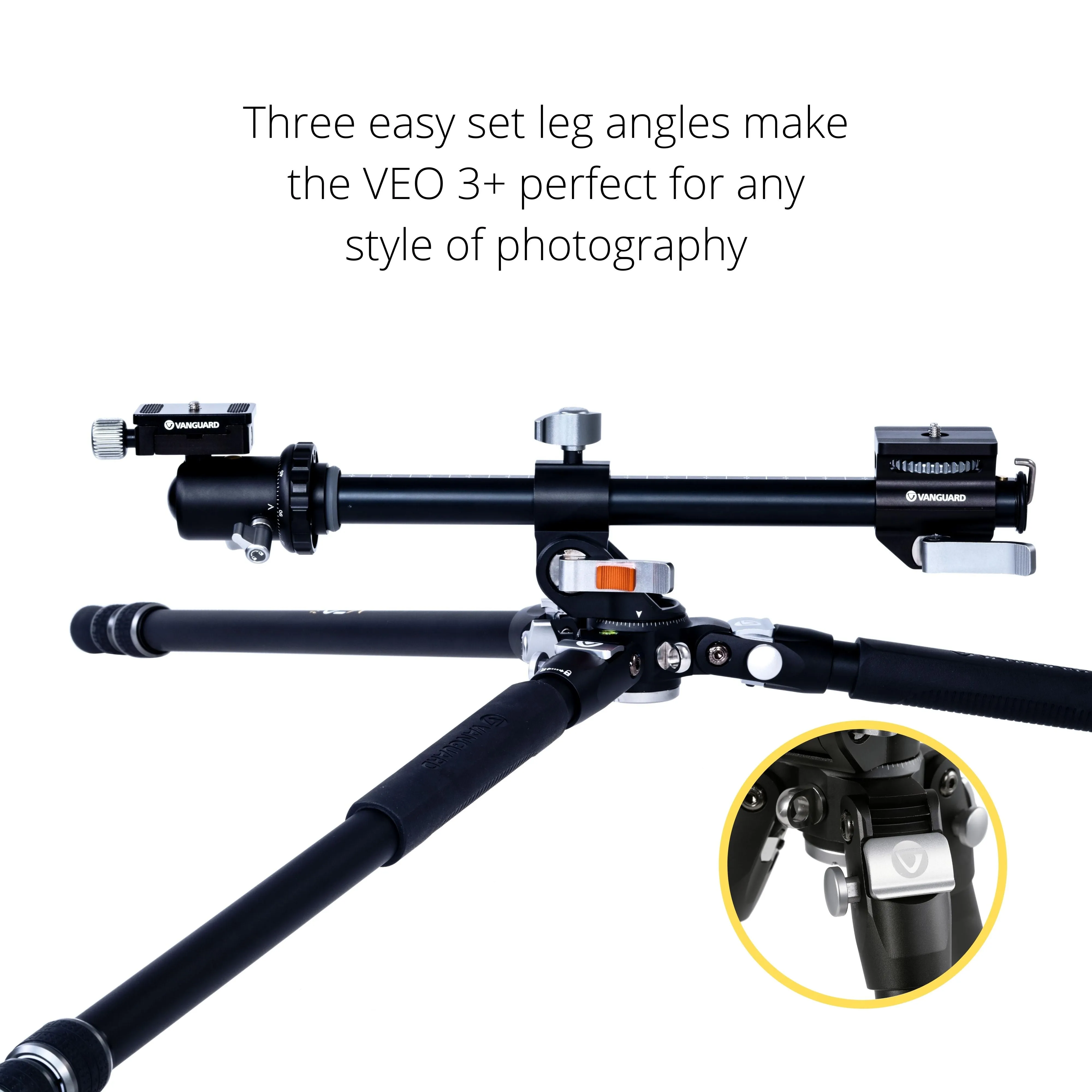 VEO 3  263AB Versatile Aluminium Tripod with Ball Head - 15kg Load Capacity