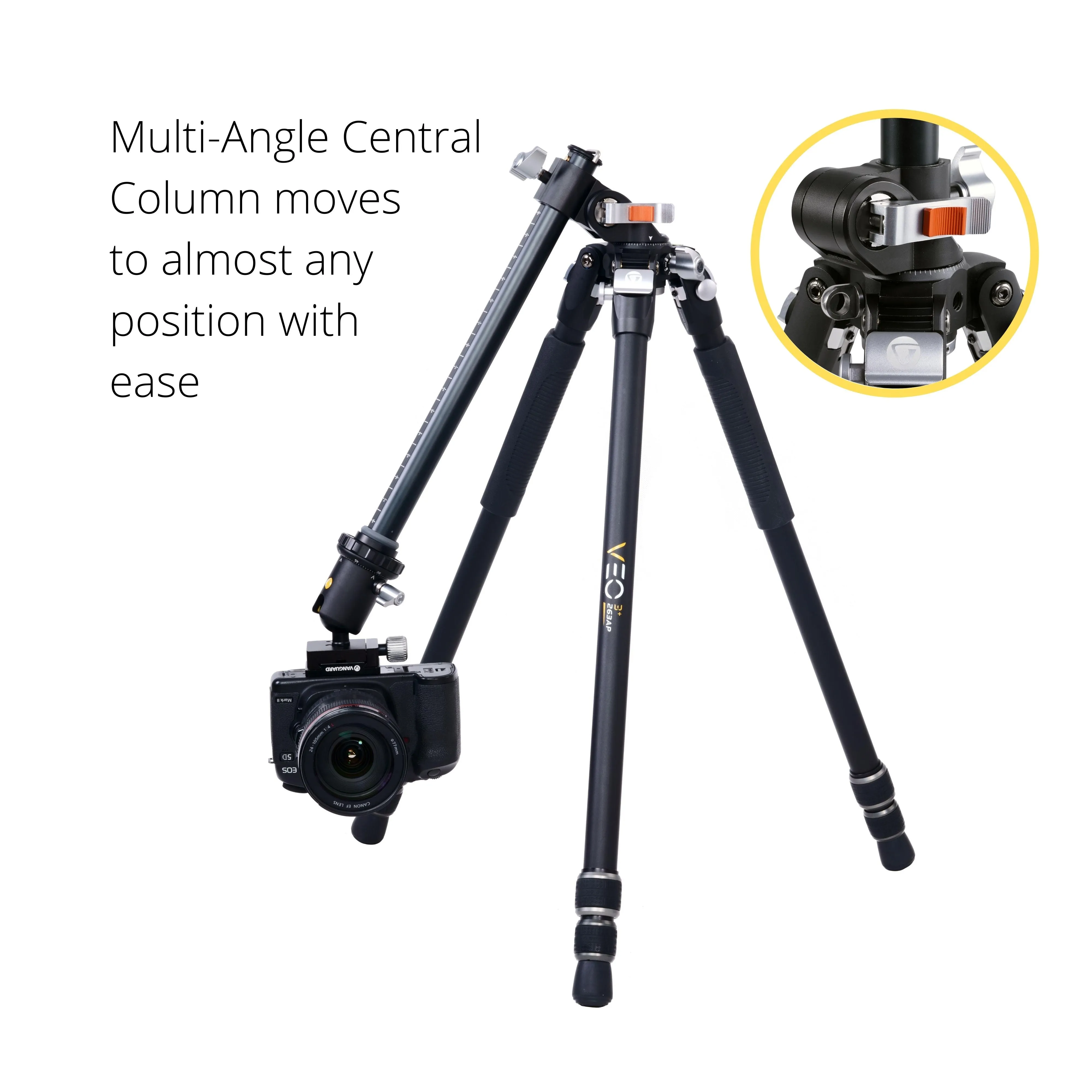 VEO 3  263AB Versatile Aluminium Tripod with Ball Head - 15kg Load Capacity