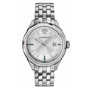 Versace Men's Watch Glaze Silver Bracelet VERA00518