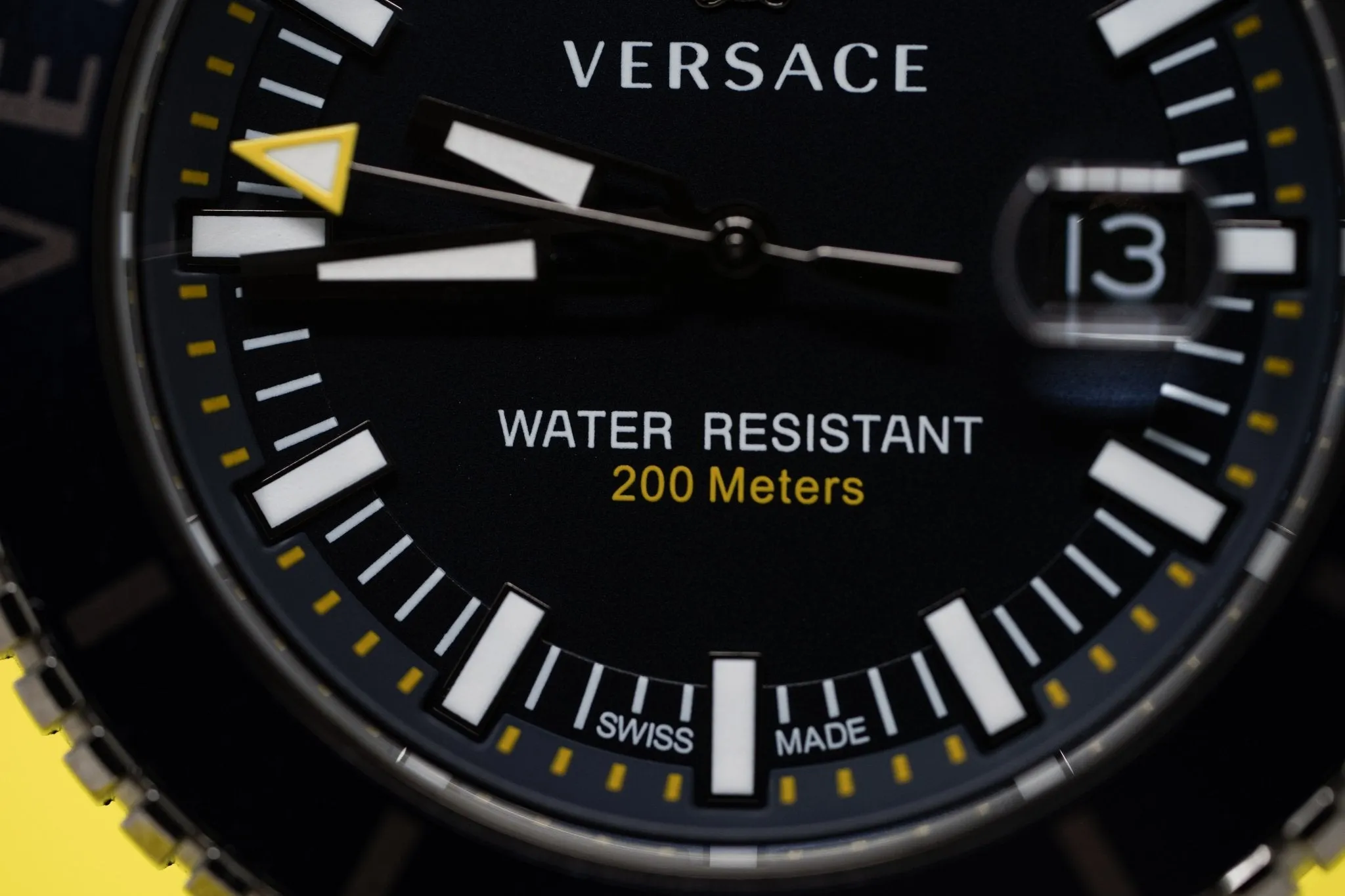 Versace Men's Watch V-Race Diver 46mm Blue VEAK00218