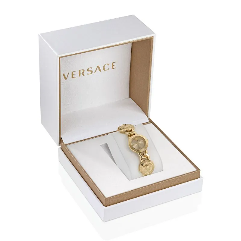 Versace Stud Icon Ladies Gold Watch VE3C00222