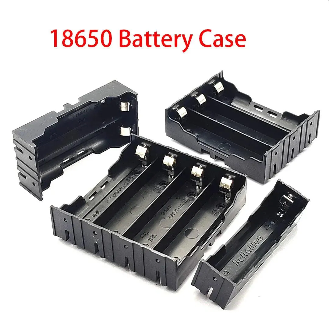 Versatile DIY ABS 18650 Battery Holder Cases – 1X to 4X Storage Solutions for Power Banks