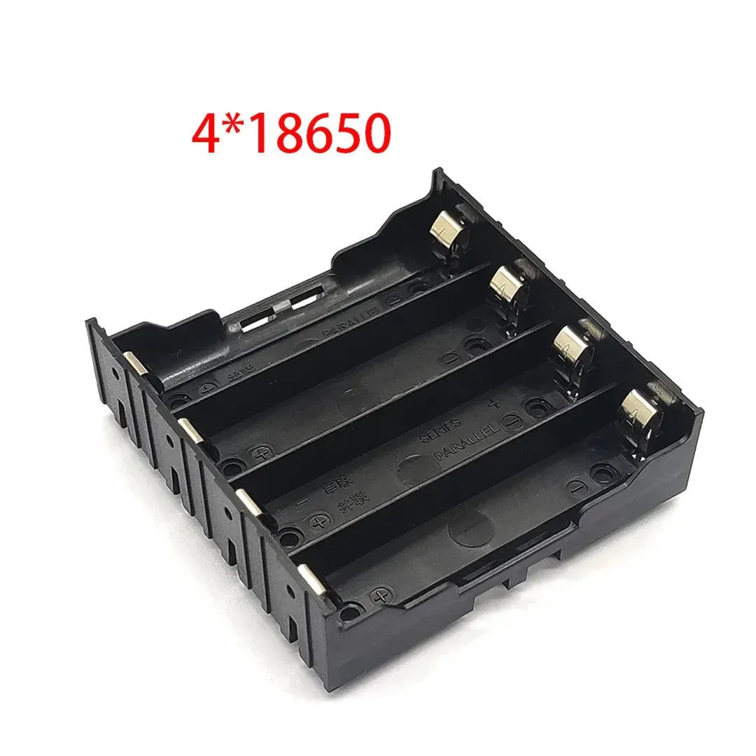 Versatile DIY ABS 18650 Battery Holder Cases – 1X to 4X Storage Solutions for Power Banks