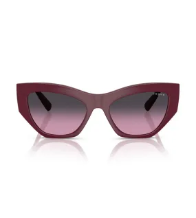 Vogue Women's Violet Shaded Cat-Eye Sunglasses